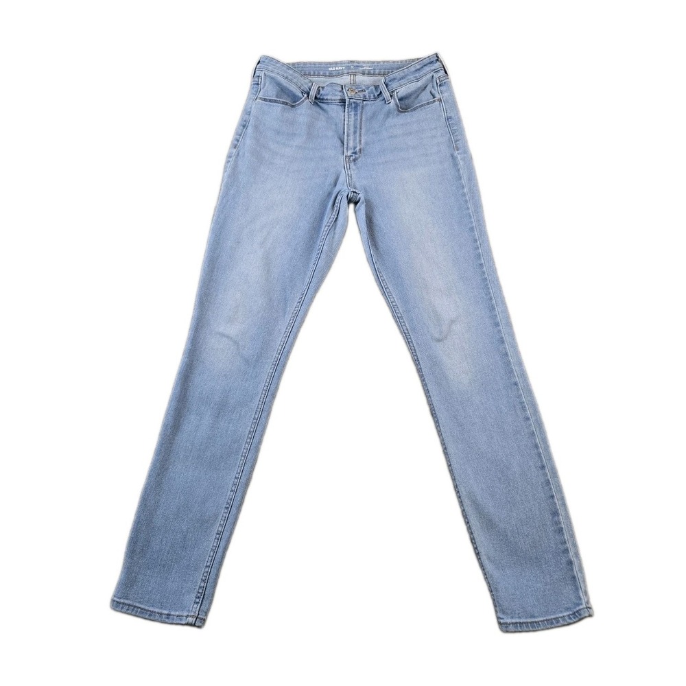 Old Navy Women's High Rise Wow Super Skinny Jeans Stretch 30" X 30.5  Size 8